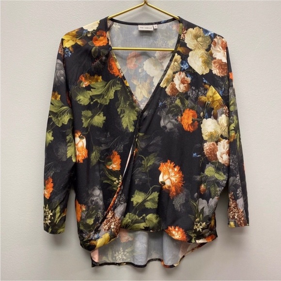 Anthropologie The Odells Floral V-Neck Top Blouse - Picture 5 of 9